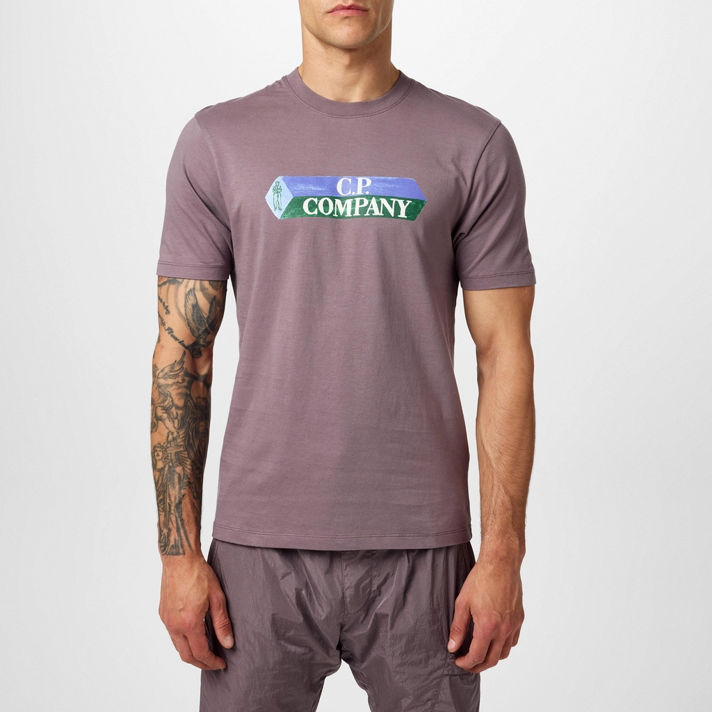 CP Company 30 1 T Shirt - Purple Dove 735